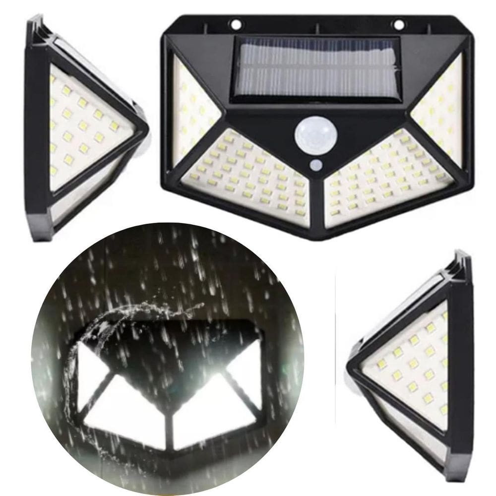 Luminária De Parede 100 Leds Ideal Para Segurança