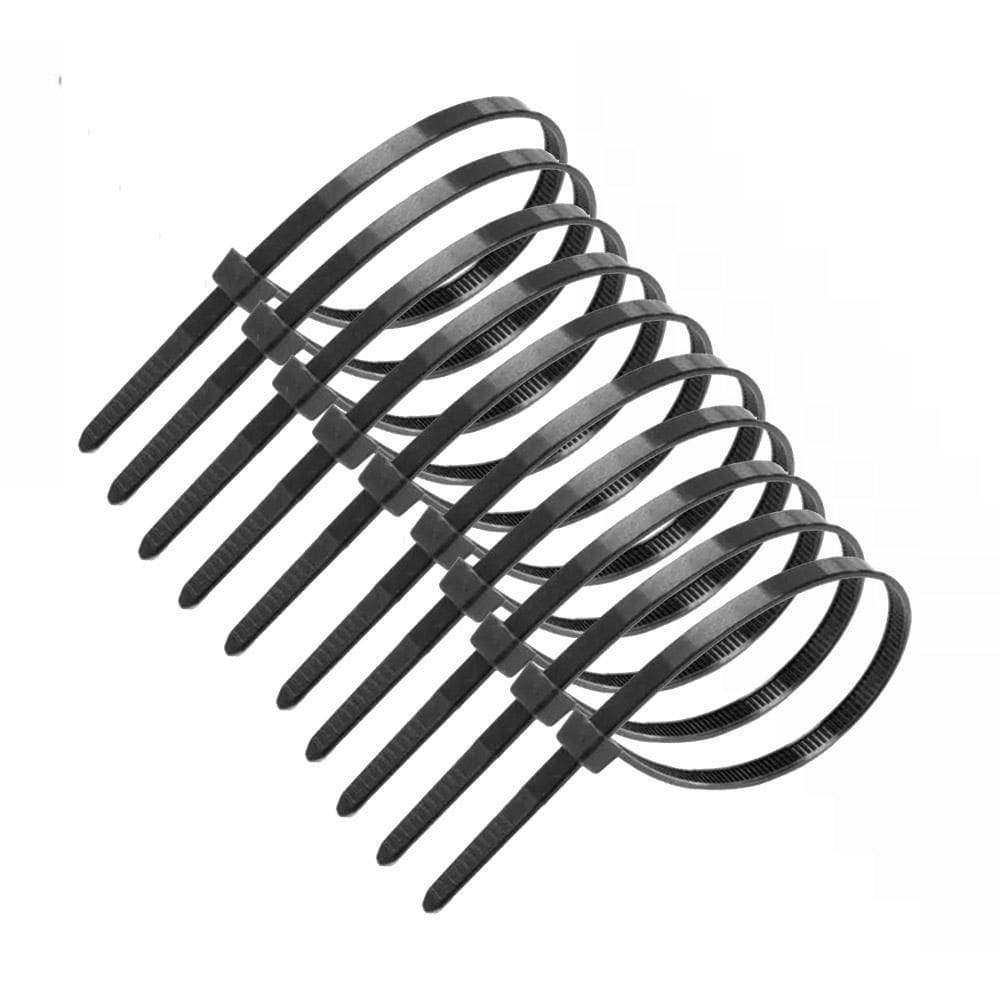 Abraçadeira Plástica Nylon 390 X 4,8Mm Preta 10 Unidades