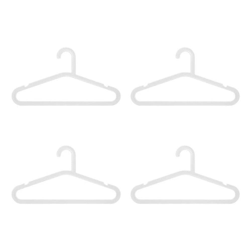 Conjunto de Cabides Light Branco - 4 Unidades - Ou