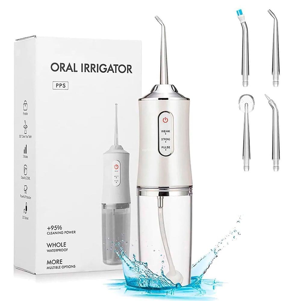 Irrigador Bucal Higiene Dental Limpador Portátil Fio Dental