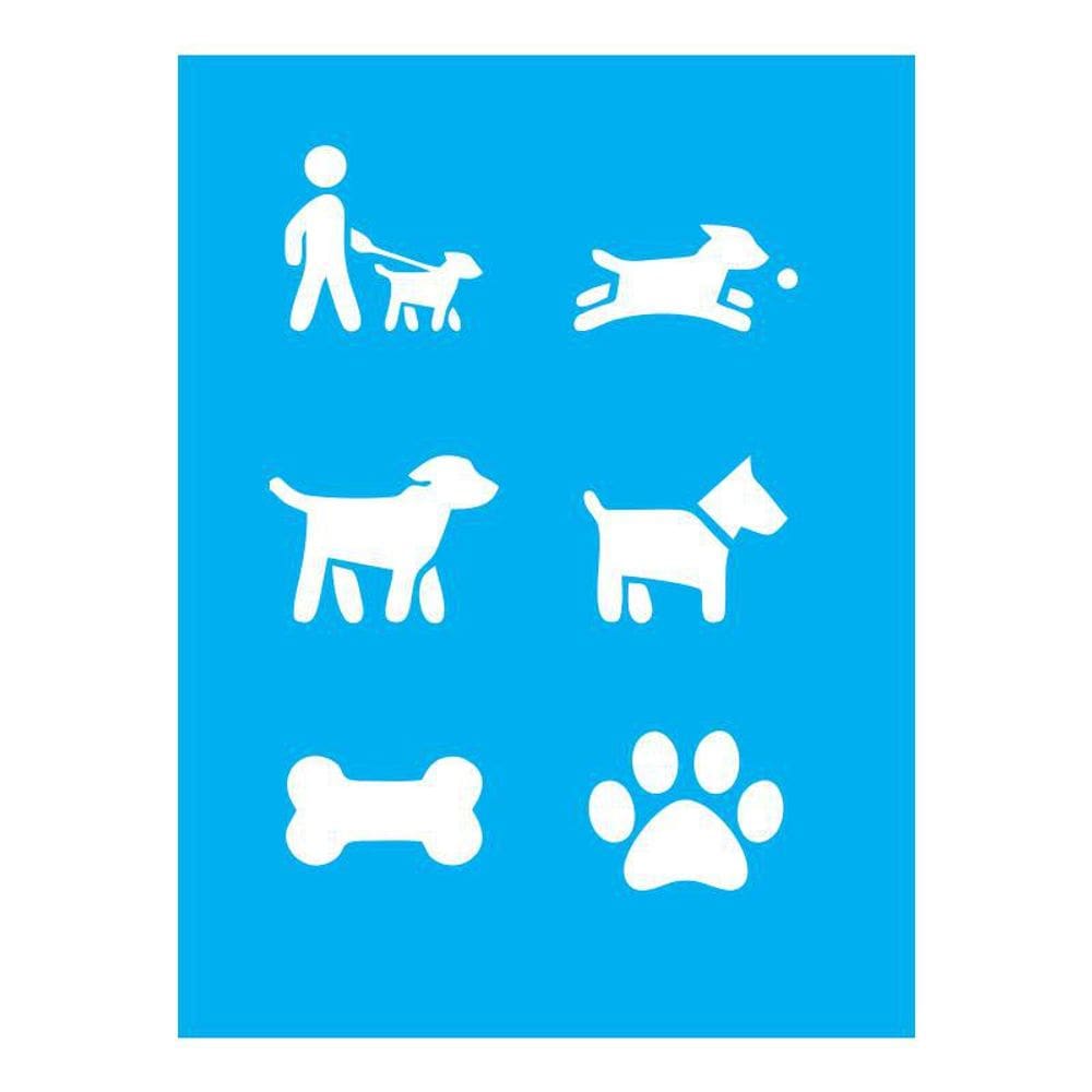 Stencil Tamako Cachorro - 15X20Cm - Ref A2600