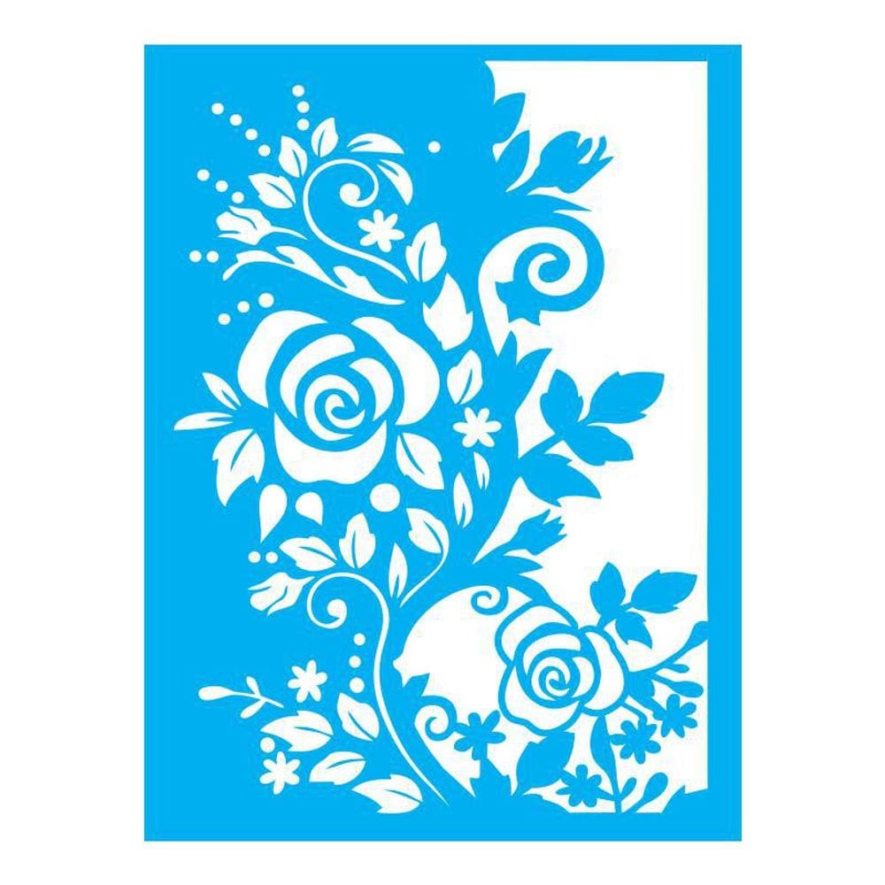 Stencil Tamako Floral - 15X20Cm - Ref A2702
