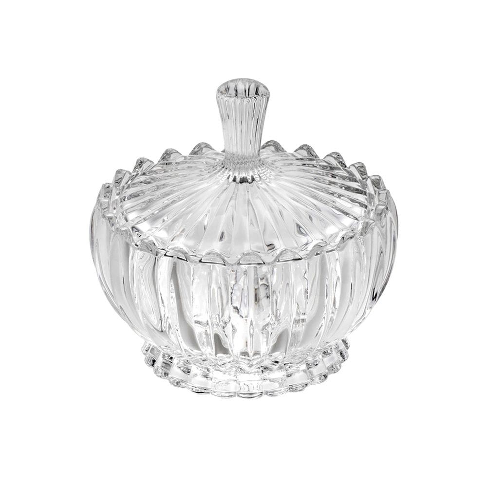 Bomboniere Potiche de Cristal Geneva Transparente 11x11cm Wolff