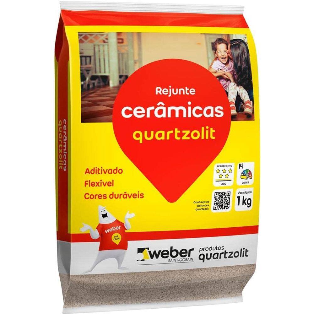 Rejunte Quartzolit 1Kg - MARROM TABACO