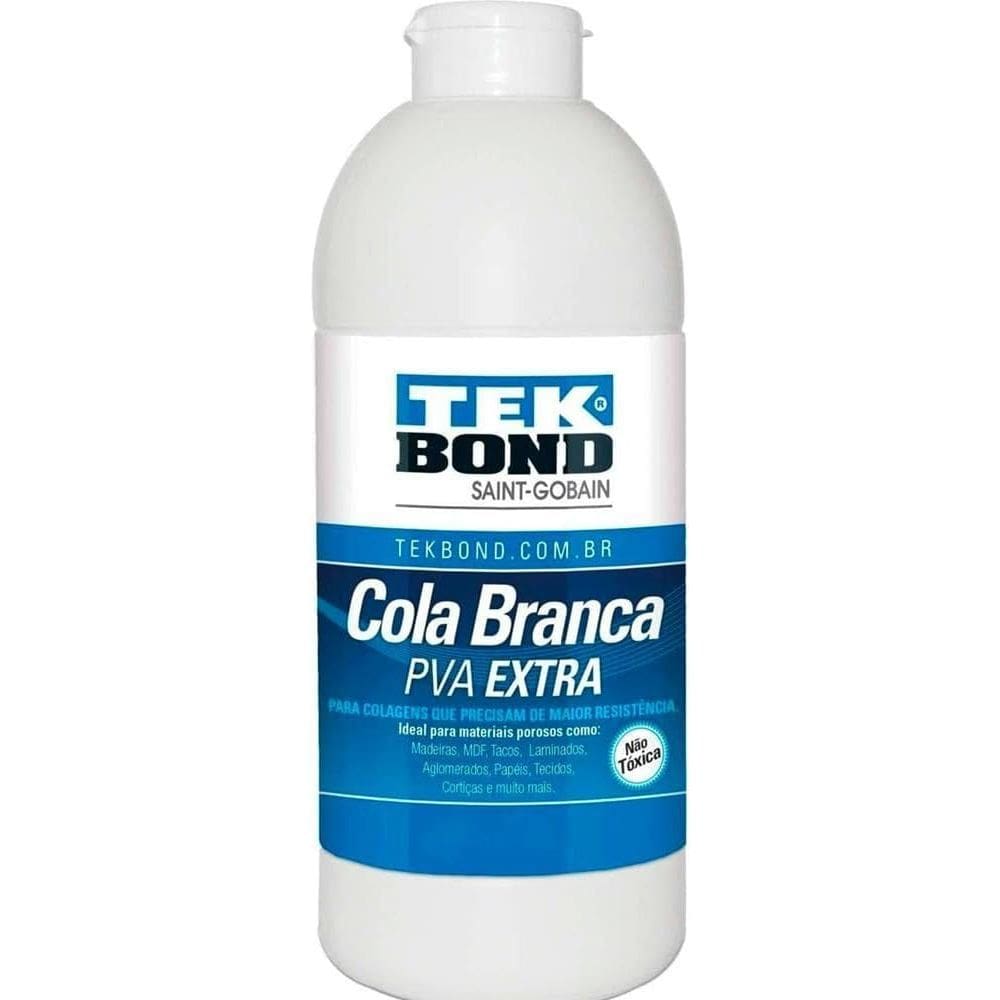 Tekbond Cola De Alta Resistencia Branca Pva Extra, 1kg