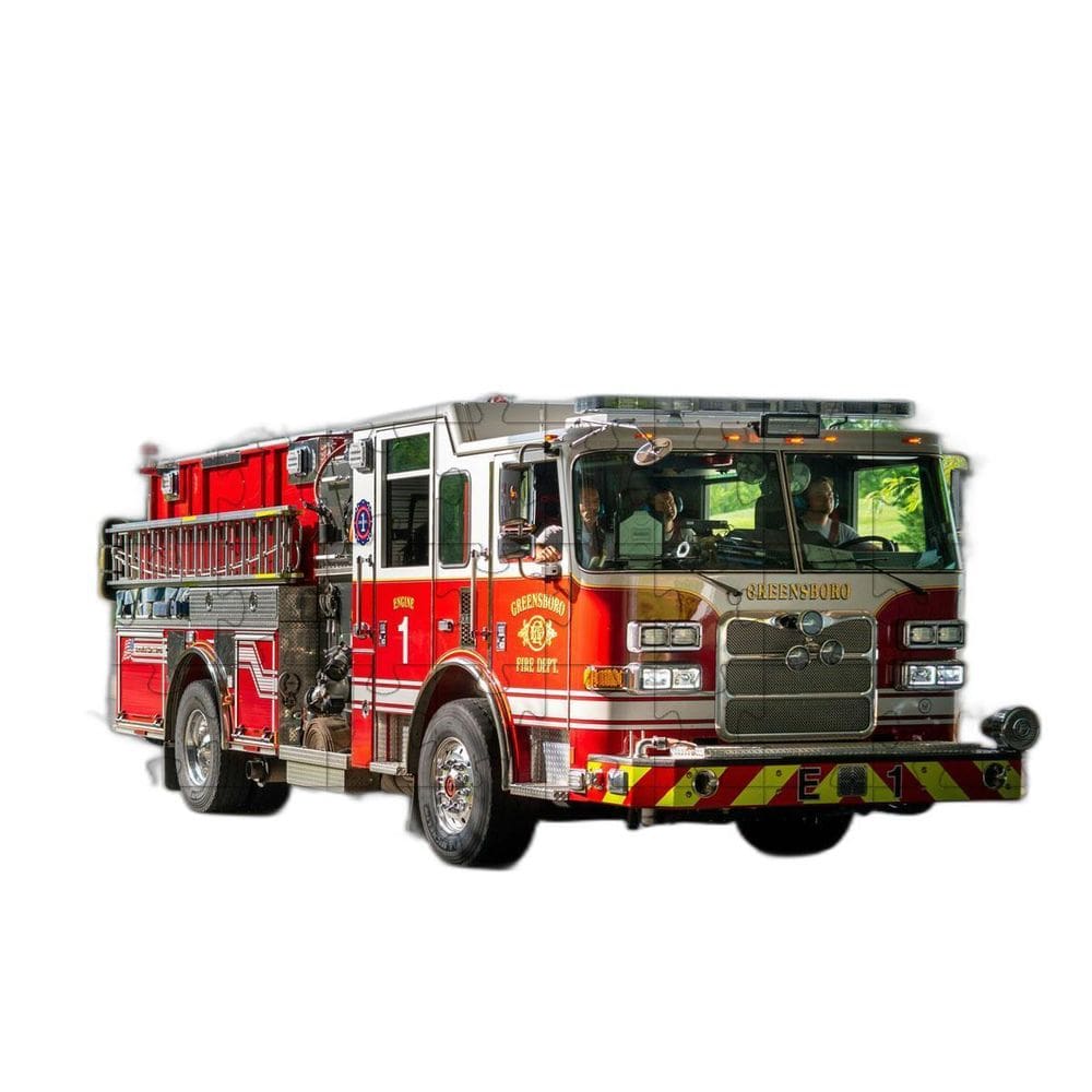 Quebra-Cabeças Cognitivo Carro De Bombeiros De 60 Peças
