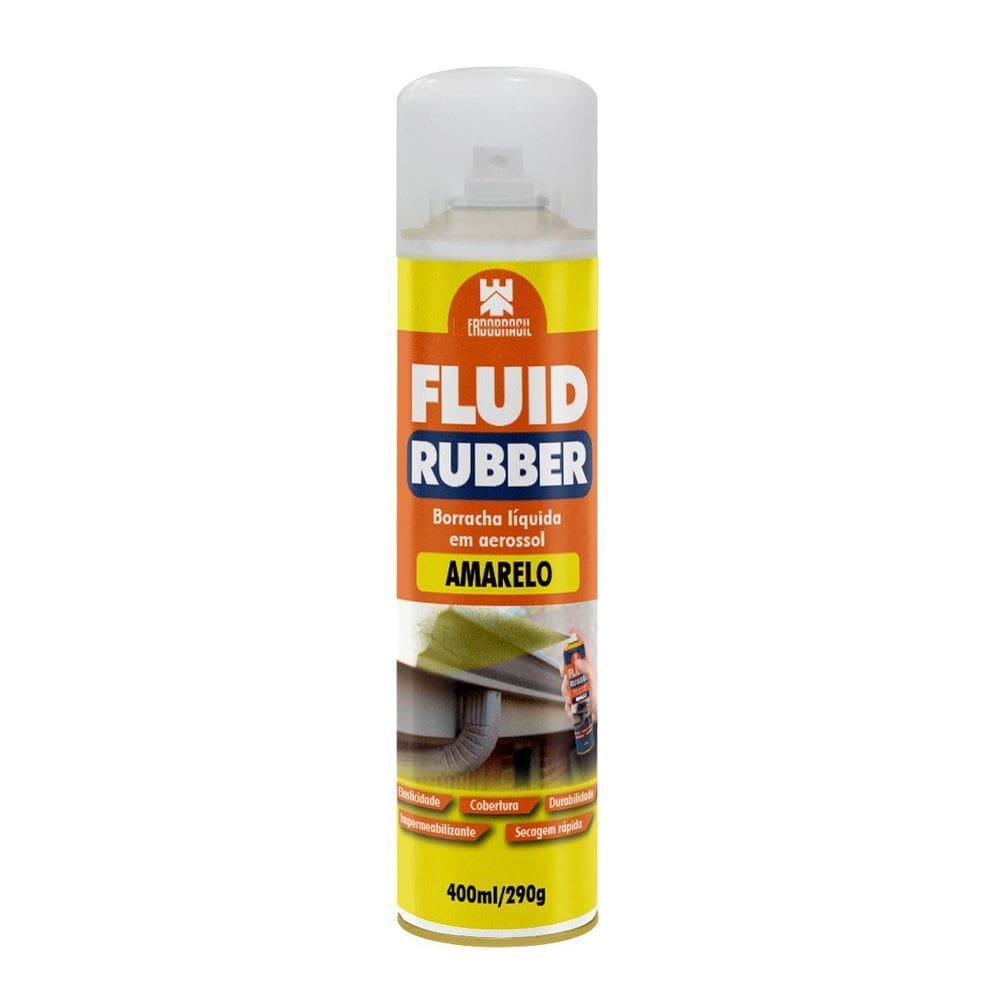 Borracha Líquida Amarela - Fluid Rubber 400Ml/290G