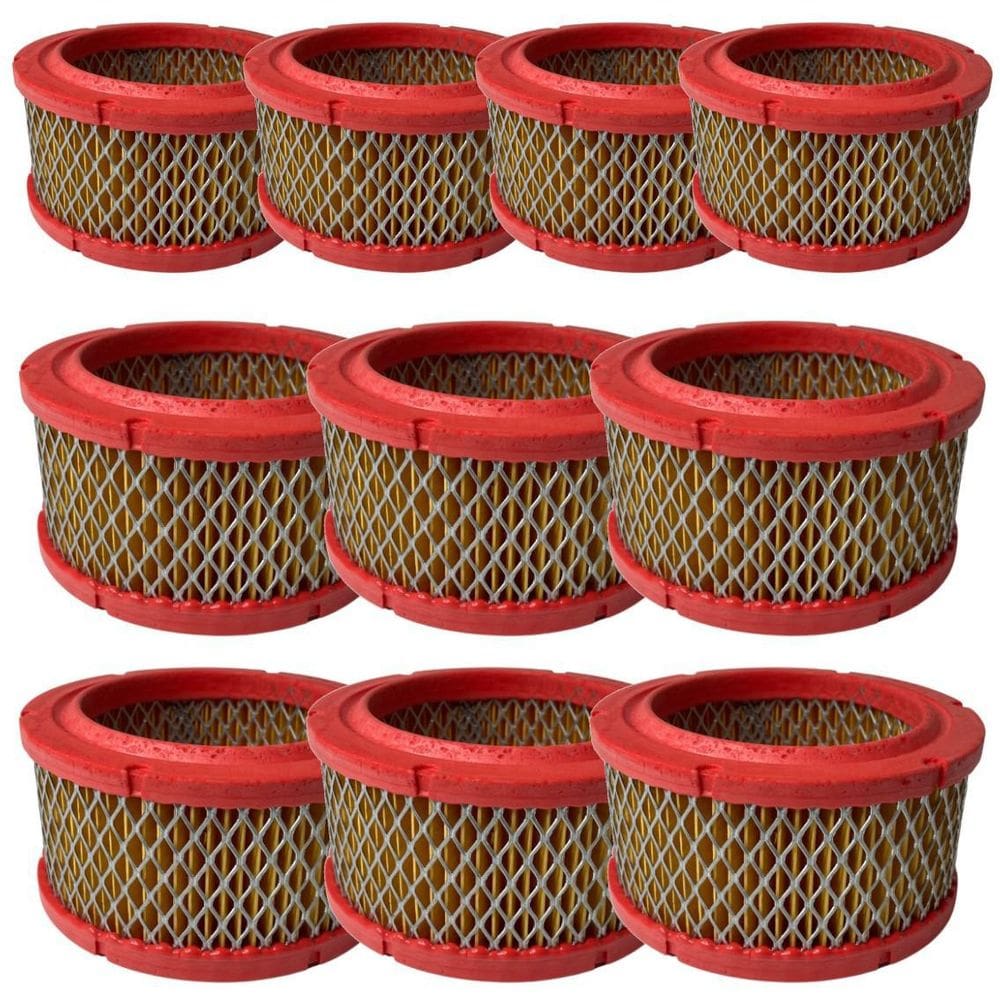 Kit 10 Elementos Filtro Compressor Msw 60 90 Pés 525 Primax