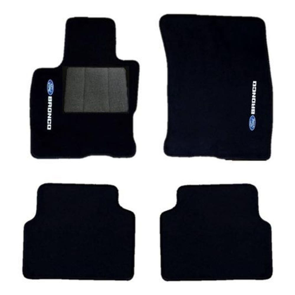 Jogo De Tapete Automotivo Para O Bronco Carpete Base Pinada