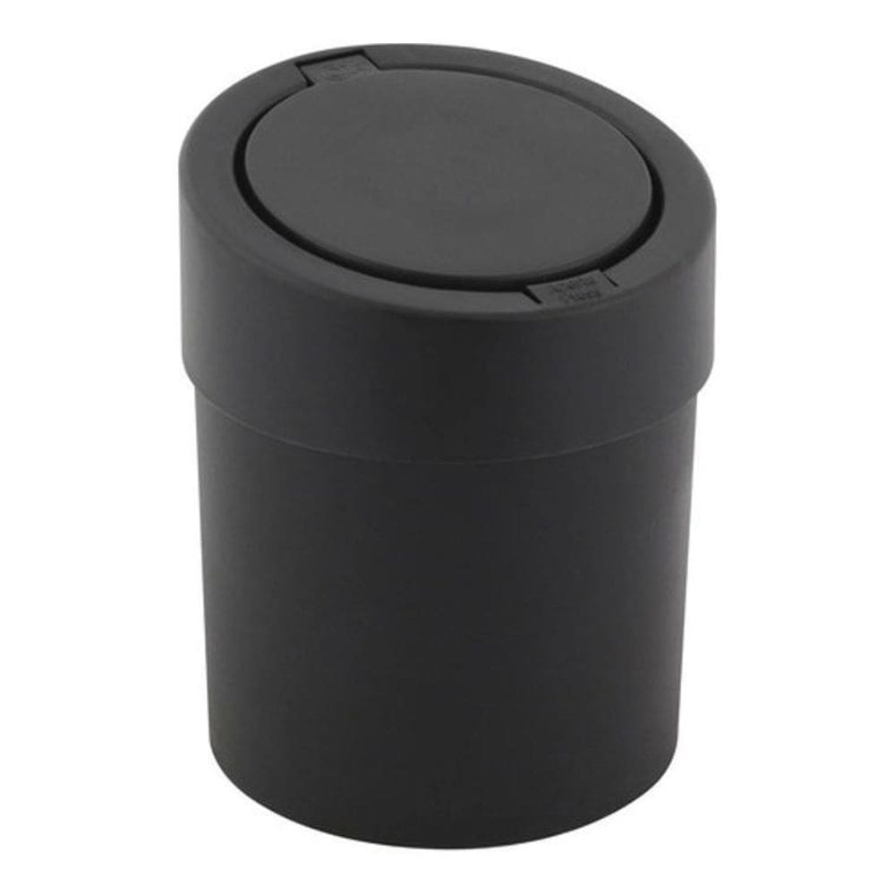 Lixeira De Banheiro Automática 5 Litros Plástico Preta