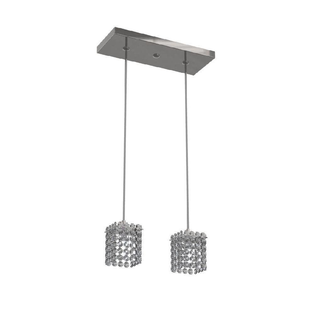 Luminária Pendente De Cristal 30X12Cm Mesa Balcão