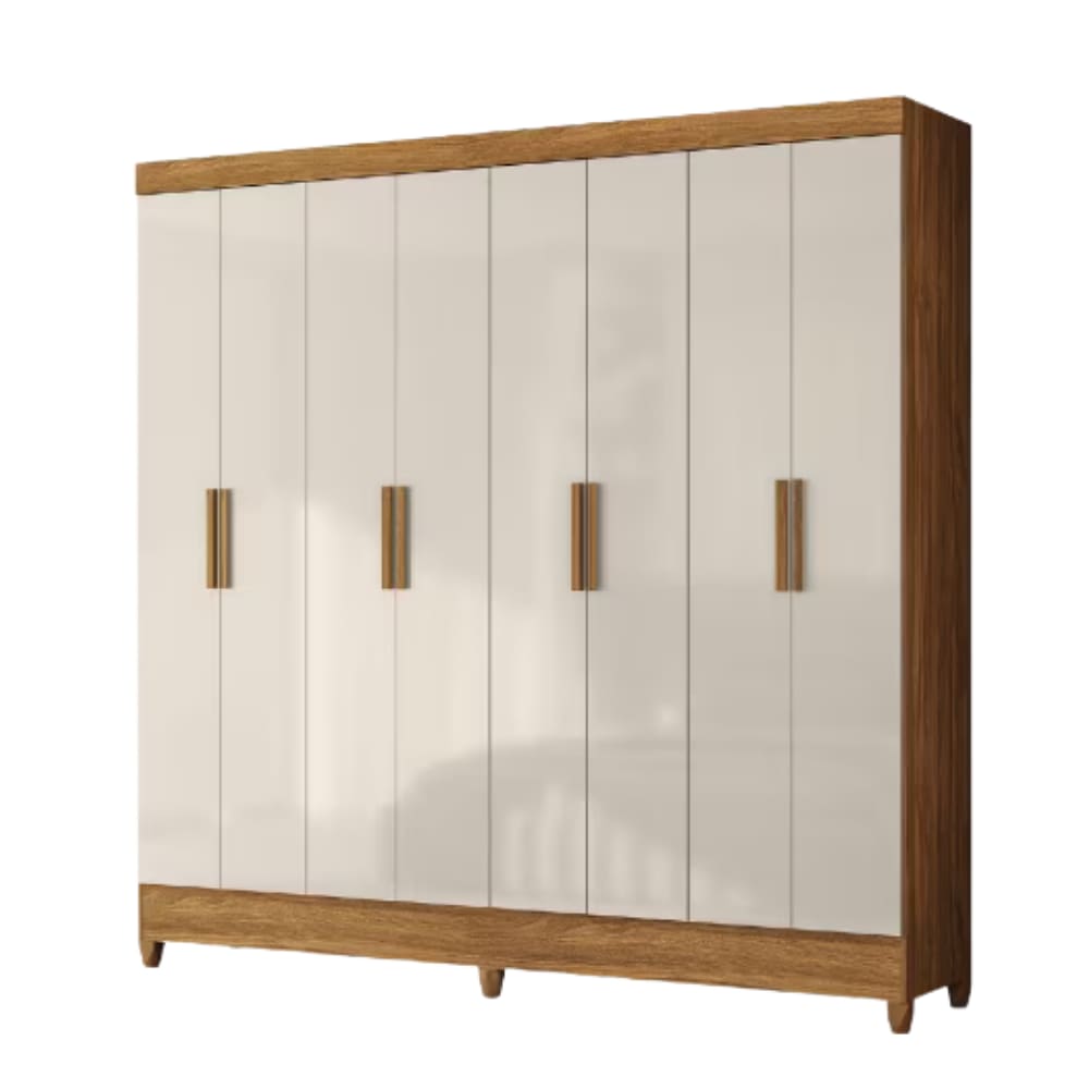 Guarda Roupas Casal 8 Portas 2 Gavetas Marajó Moval