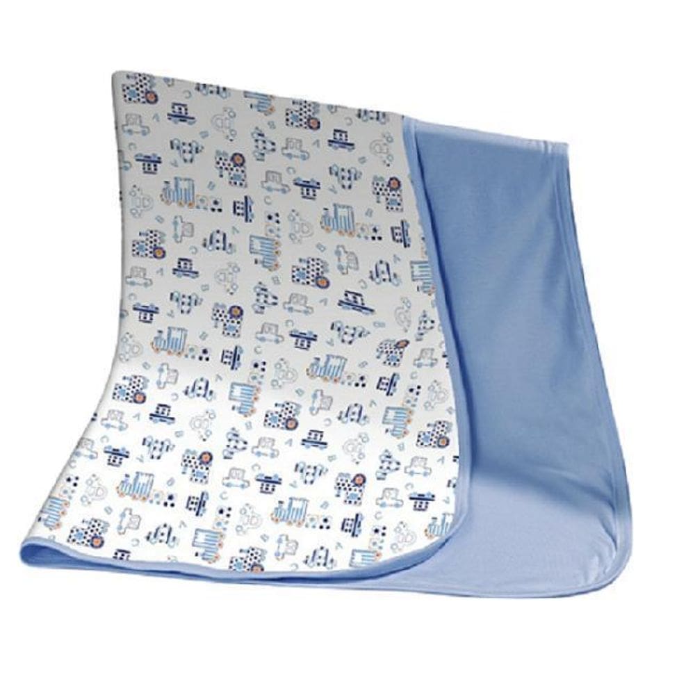 Manta Dupla Face 90X90Cm Malha Estampada Baby Movel