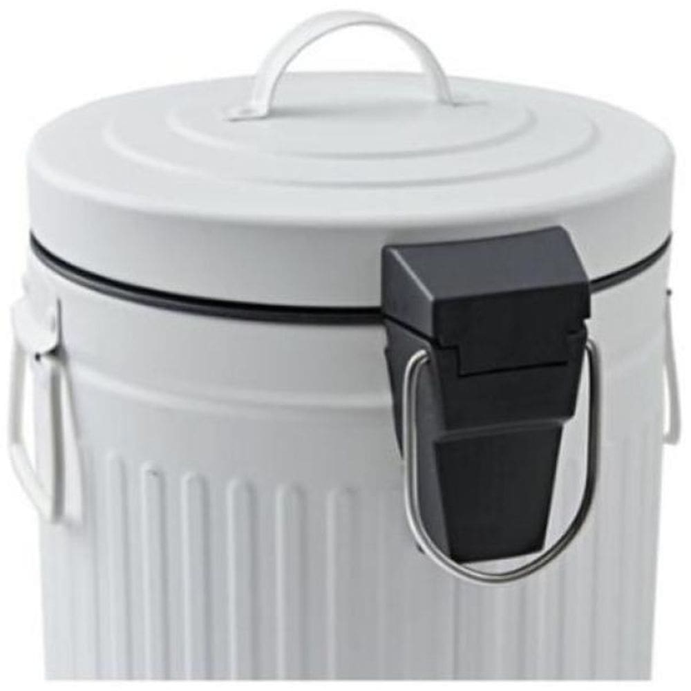 Lixeira De Banheiro Sofisticação Plus Branca 5L - Branco