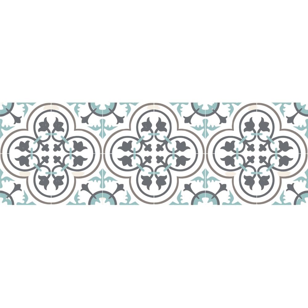 Adesivo Piso Ladrilhos Lavável Antiderrapante Vinil