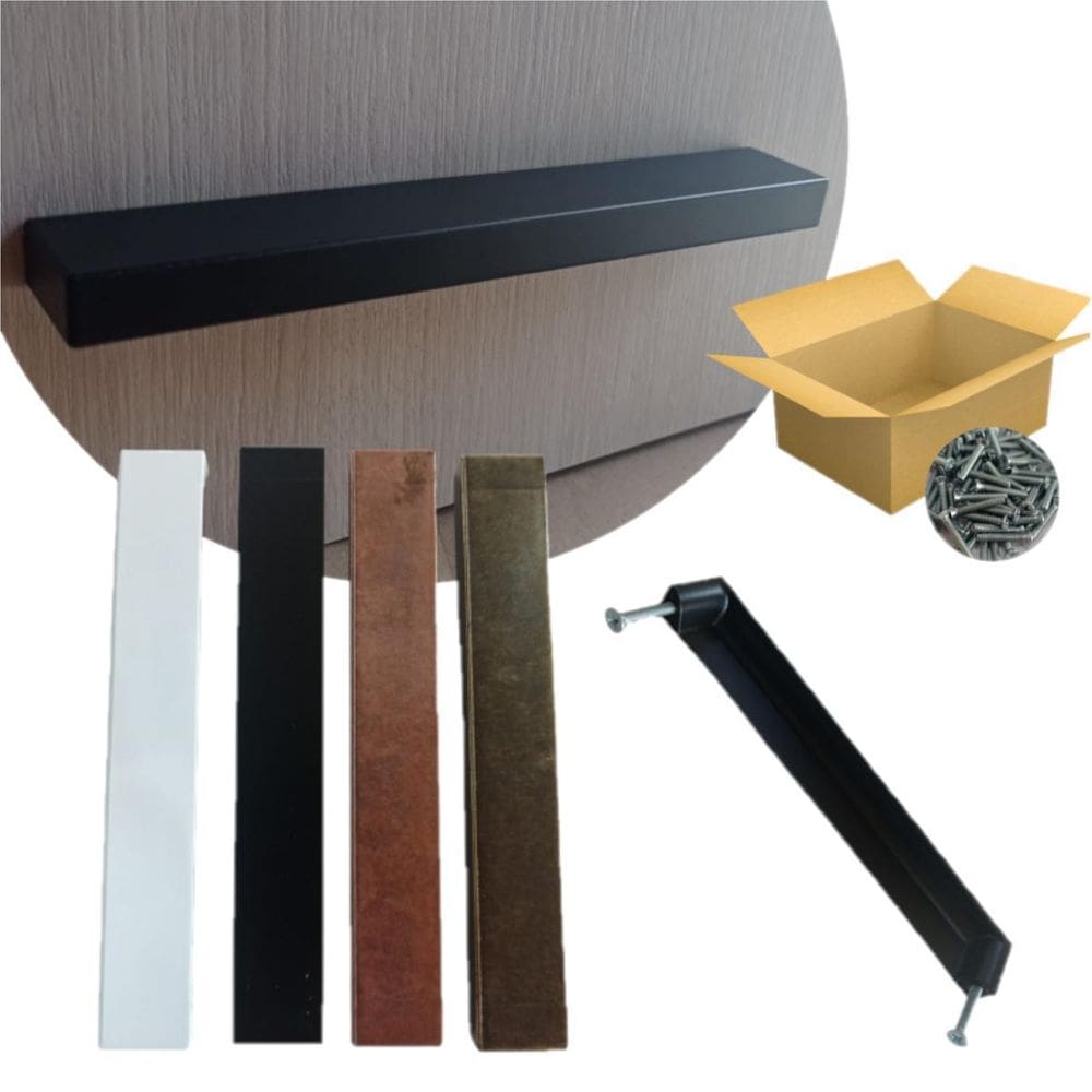 Kit Com 6 Puxador Alça Gaveta Armatio Cozinha