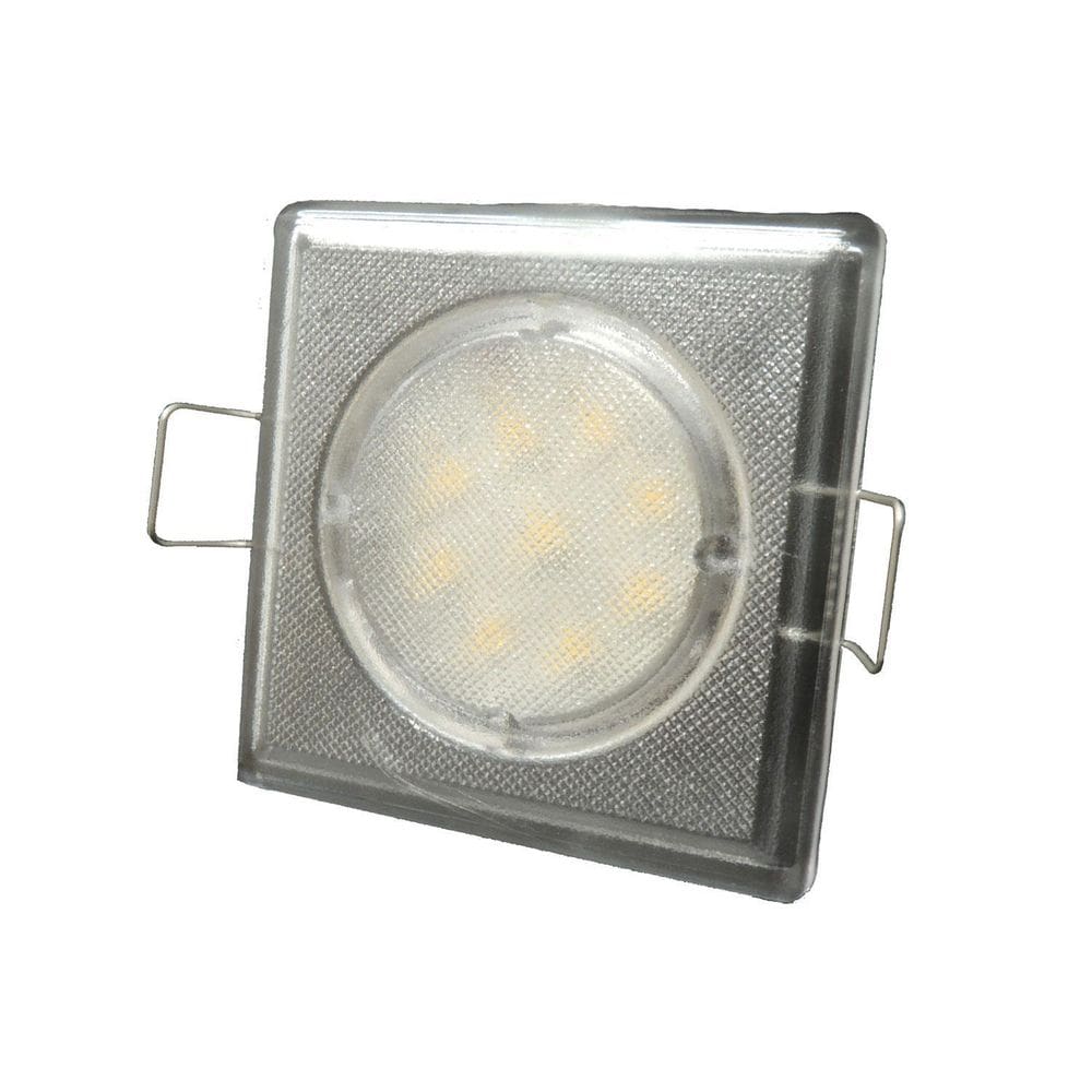 Dicroled Slim Quadrada 3000K 12V 2,4W 120Graus 261Lm Ip64