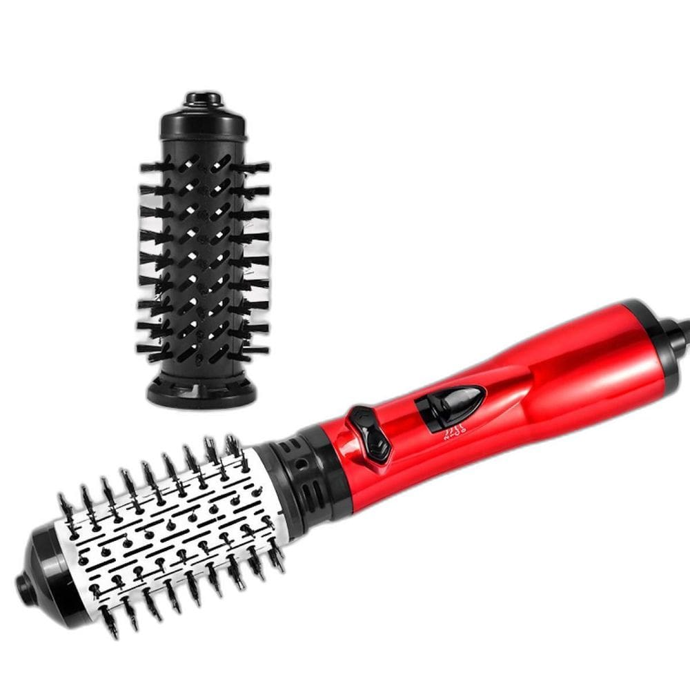 Escova Rotativa 2 Em 1 Alisadora Cabelo