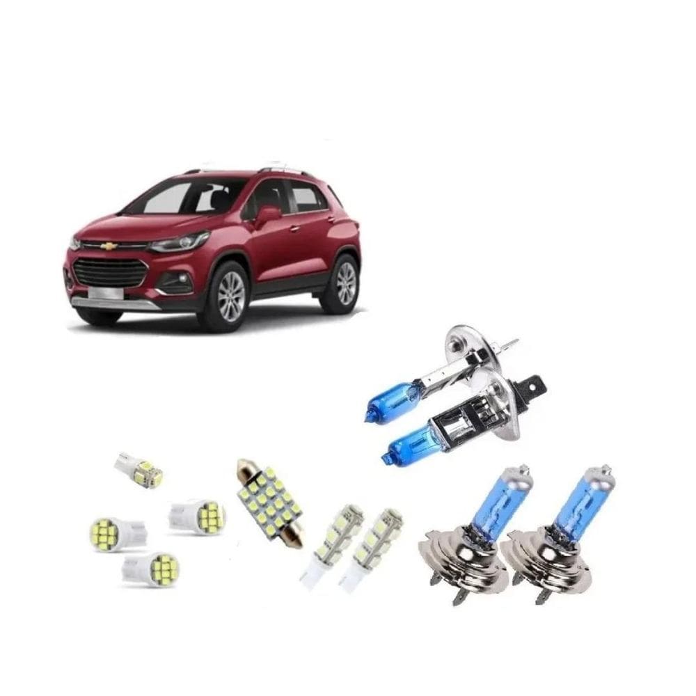 Kit Led E Farol Tracker Lampada Super Branca 2017-2018