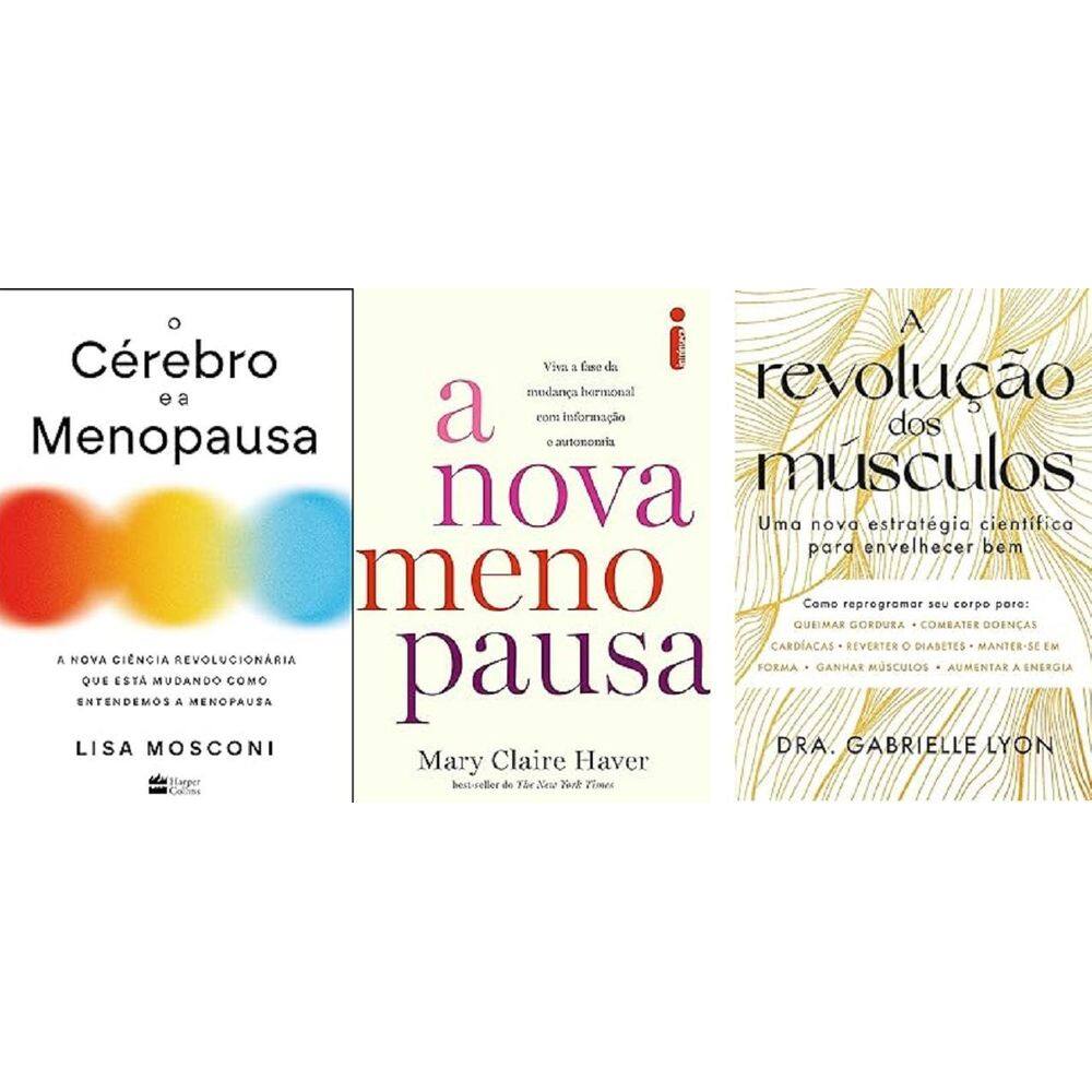 Kit 3 Livros O Cérebro E A Menopausa: A Nova Ciência