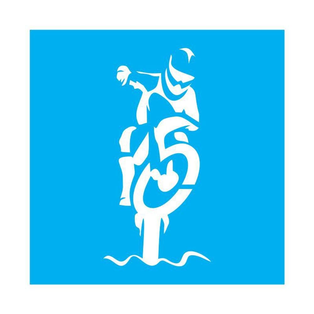 Stencil Tamako Motoqueiro - 30X30Cm - Ref D135