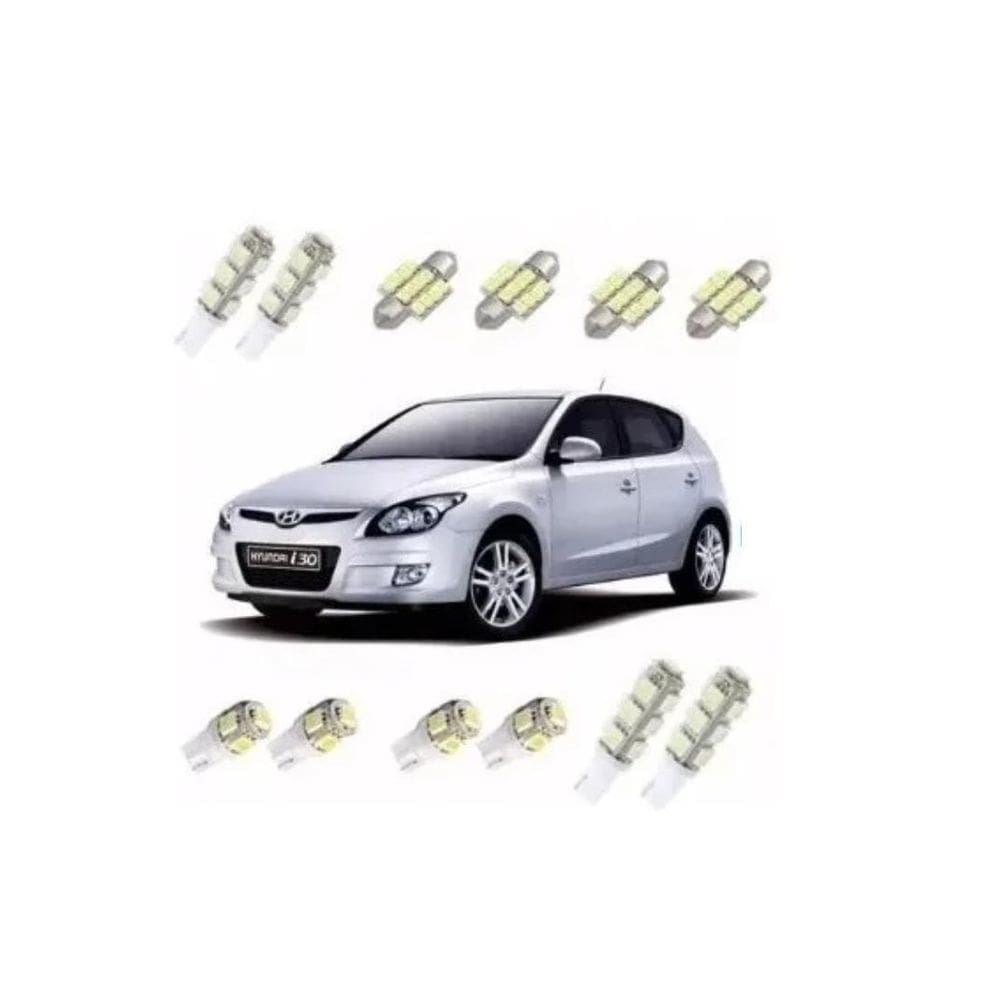 Kit Lâmpadas Led Hyundai I30 Super Branca