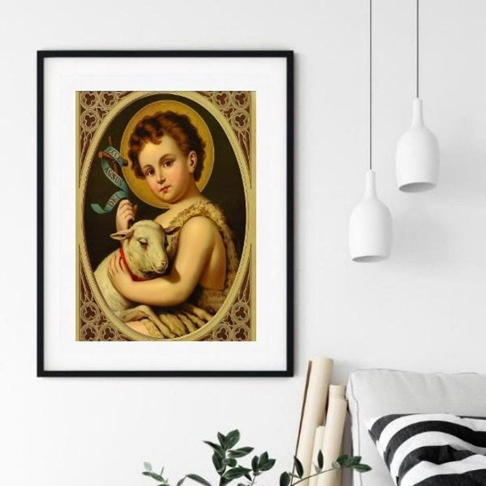 Quadro São João Batista - 60X48Cm