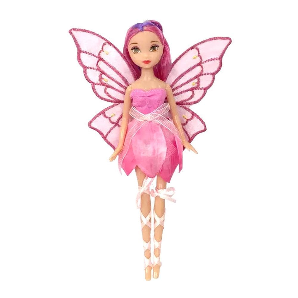 Boneca Fada Encantada Rosa - Fenix
