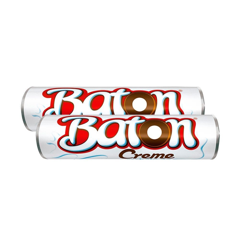 Kit 2 Chocolate Garoto Baton Recheado Creme 16g