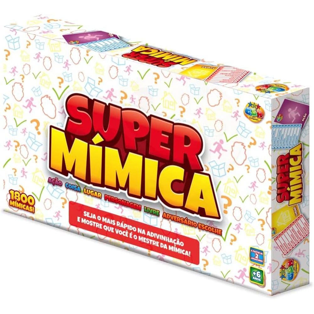 Jogo Super Mímica - GGB Brinquedos