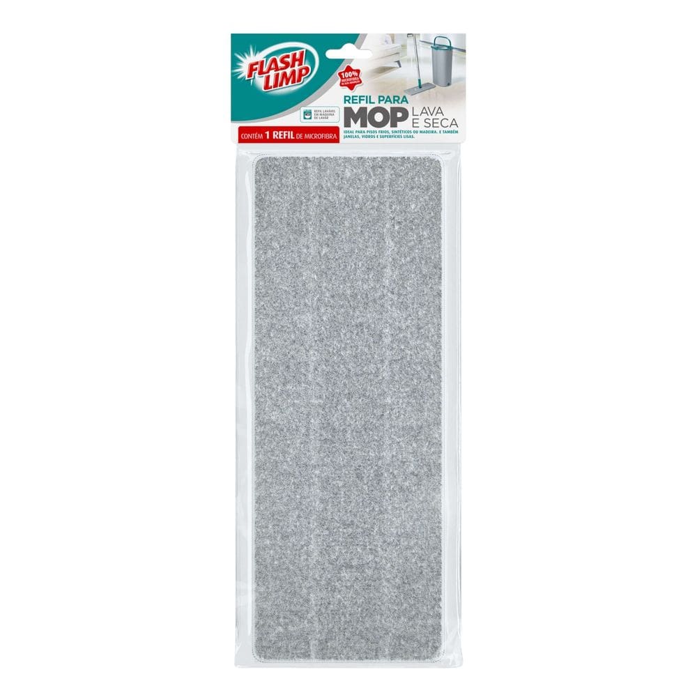 Refil Para Mop Lava e Seca - Flash Limp
