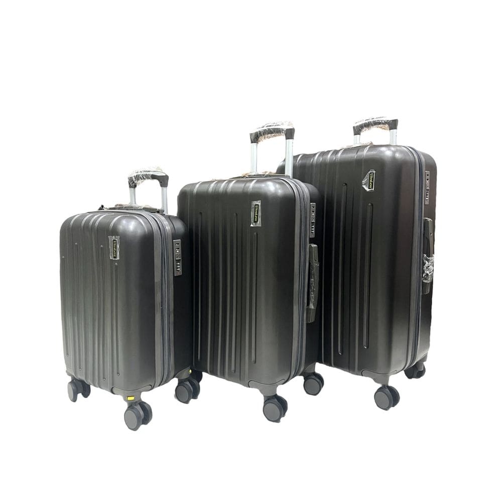 Conjunto 3 Malas 35Kg + Mala 23Kg + Mala 10Kg Grafite