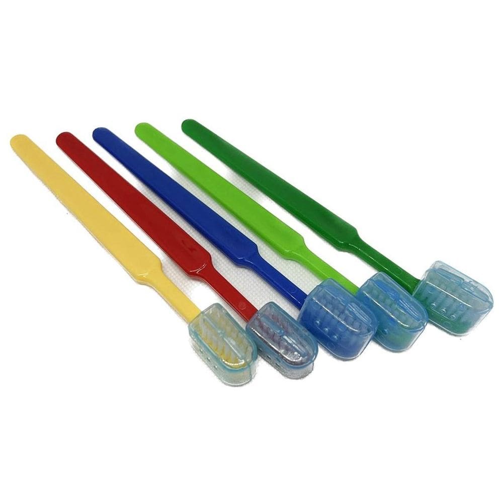 200 Escova Dental Infantil Macia Protetor De Cerdas Durável