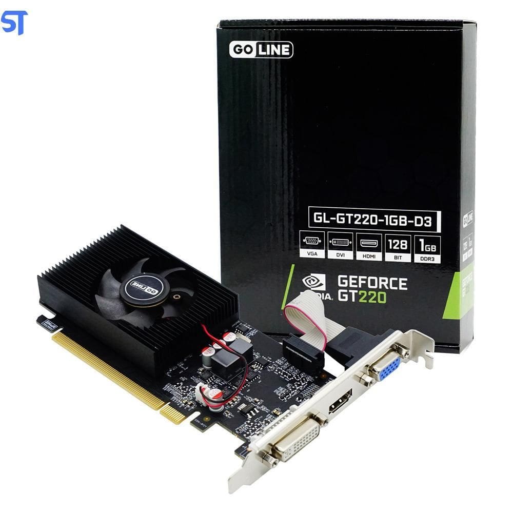 Placa De Vídeo Goline Gt 220 1Gb Ddr3 - Gl-220-1Gb