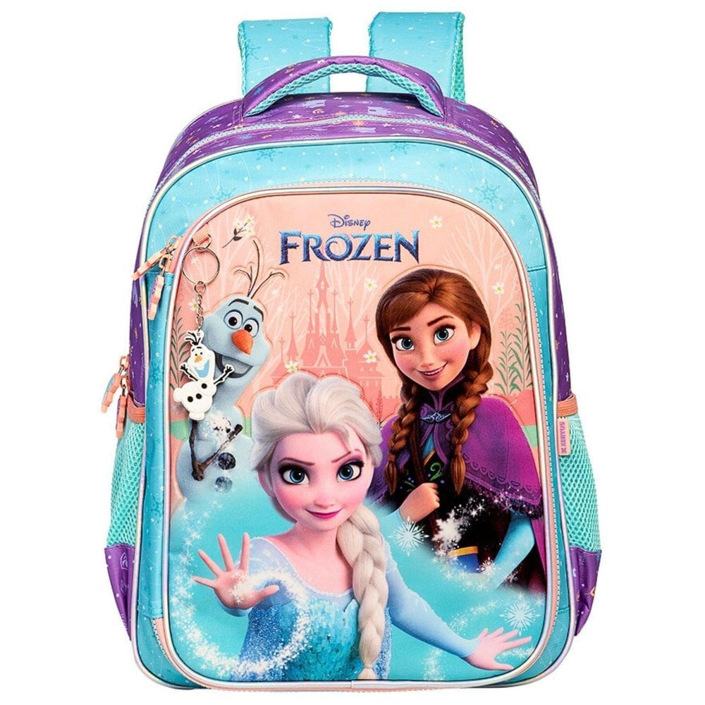 Mochila Escolar Princesa Frozen Elsa E Anna 14762