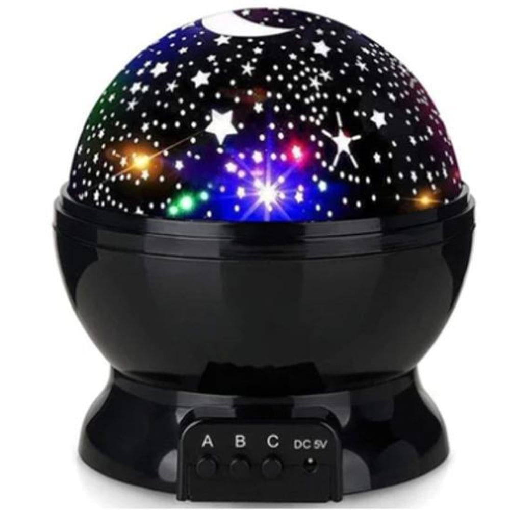 Celebre A Magia Das Estrelas A Luminária Abajur Rotativa