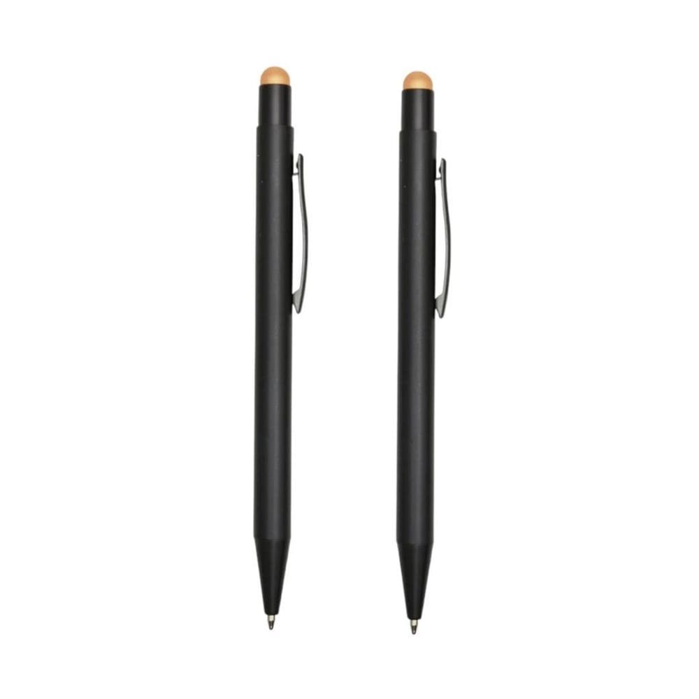 Kit Com 2 Canetas Touch Esferográfica De Luxo - Funcional