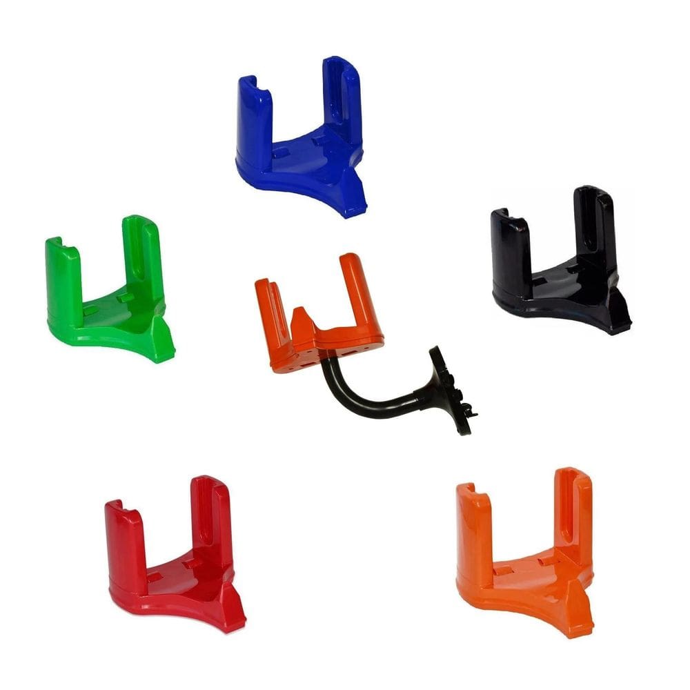 Suporte Plástico Parede Para Bobina Estrela Preto  1Und  Lar