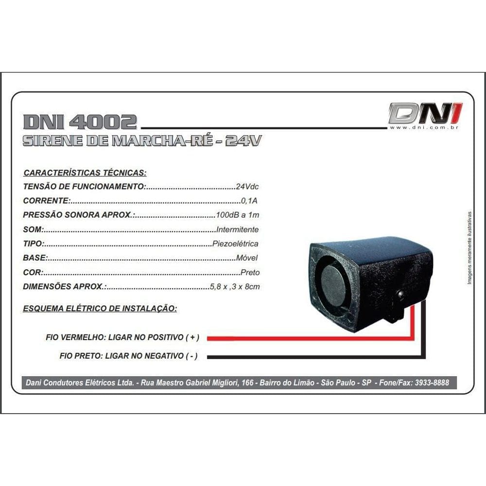 Sirene De Re Dni 24V