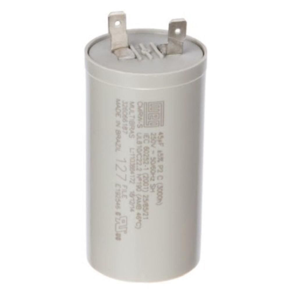 Capacitor De Fase 45Uf 250 Vac Clean W108 Brastemp/Consul