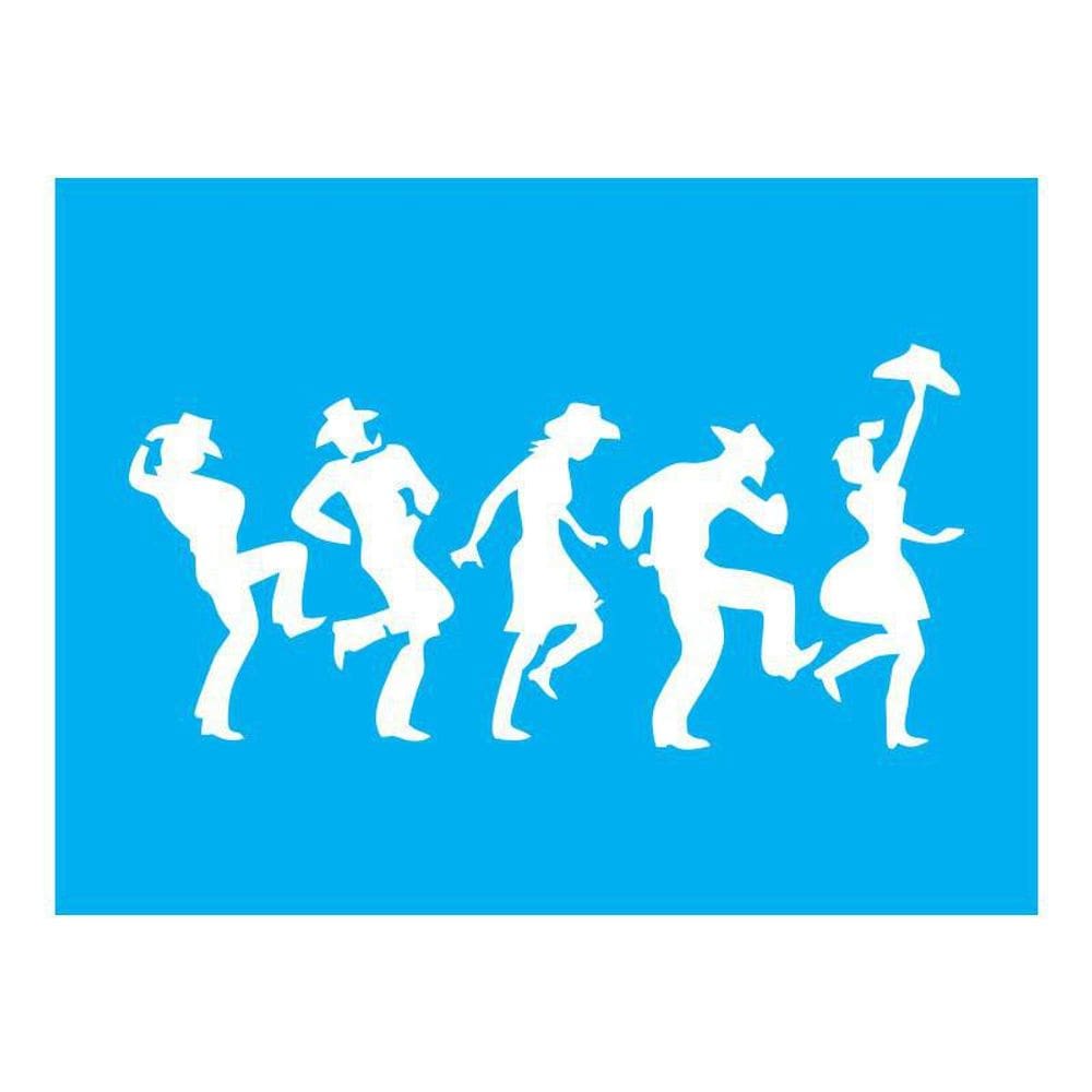 Stencil Tamako Cowboy - 15X20Cm - Ref A3532