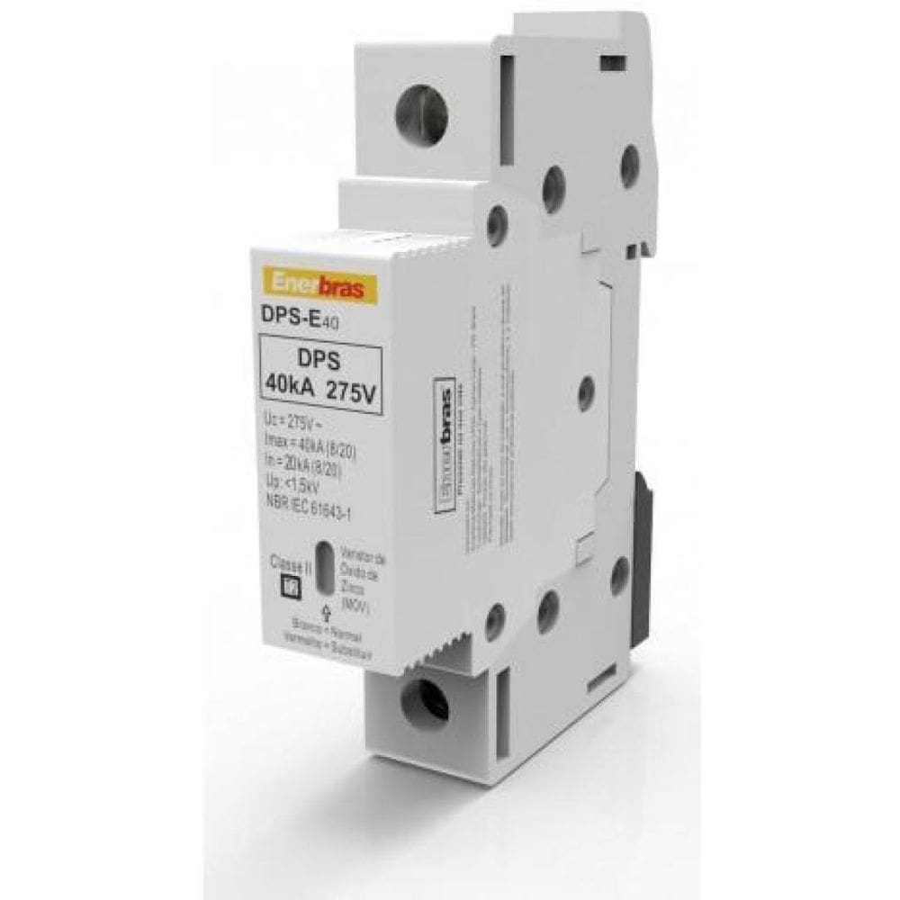 Disjuntor De Proteção De Surto 40Ka - Enerbras - Dps-E40