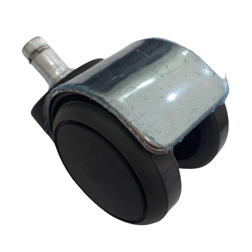 Rodizio Para Cadeira De Escritório Cromado Roda Pu S90 A Mf