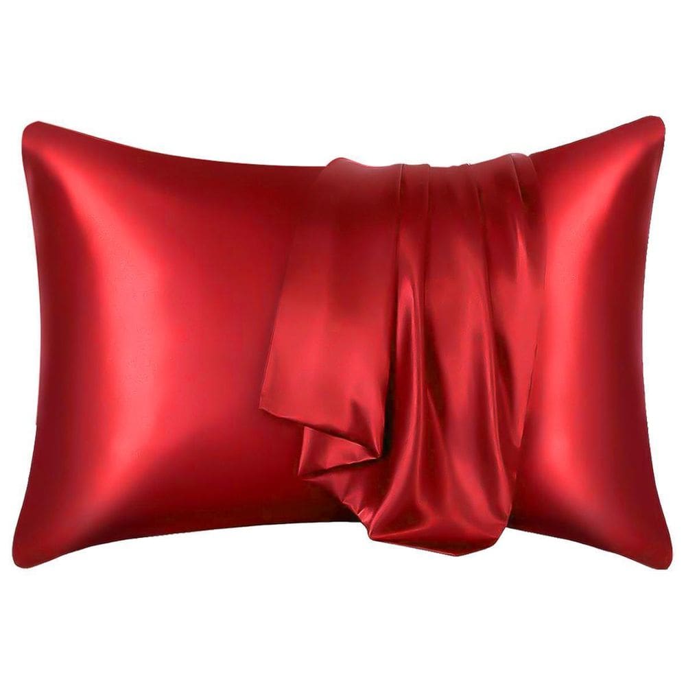 Capa De Travesseiro De Cetim Seda Envelope Antifrizz Kit 2Un