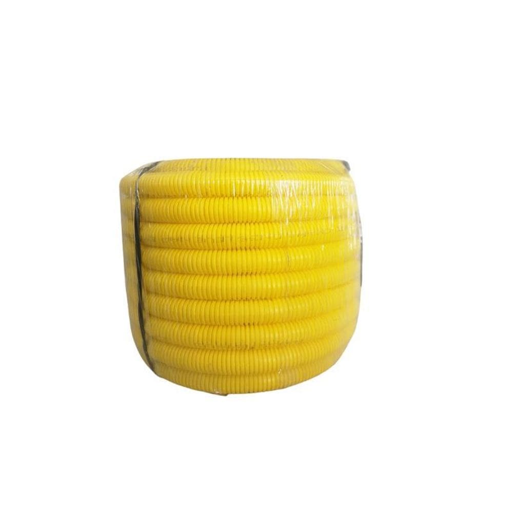 Conduite Eletr. Corrugado Amarelo 3/4`` X 20 Mts Anti-Chama