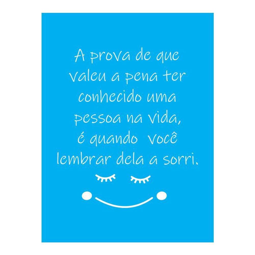 Stencil Tamako Valeu A Pena - 15X20Cm - Ref A2690