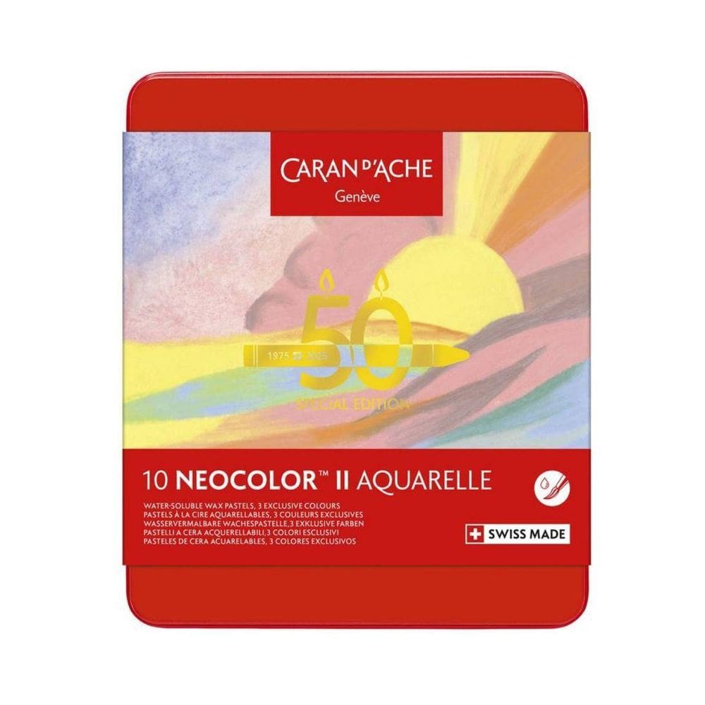 Pastel Aquarelavel Neocolor Ii Ed. 50 Anos 10 Cores - Pastel