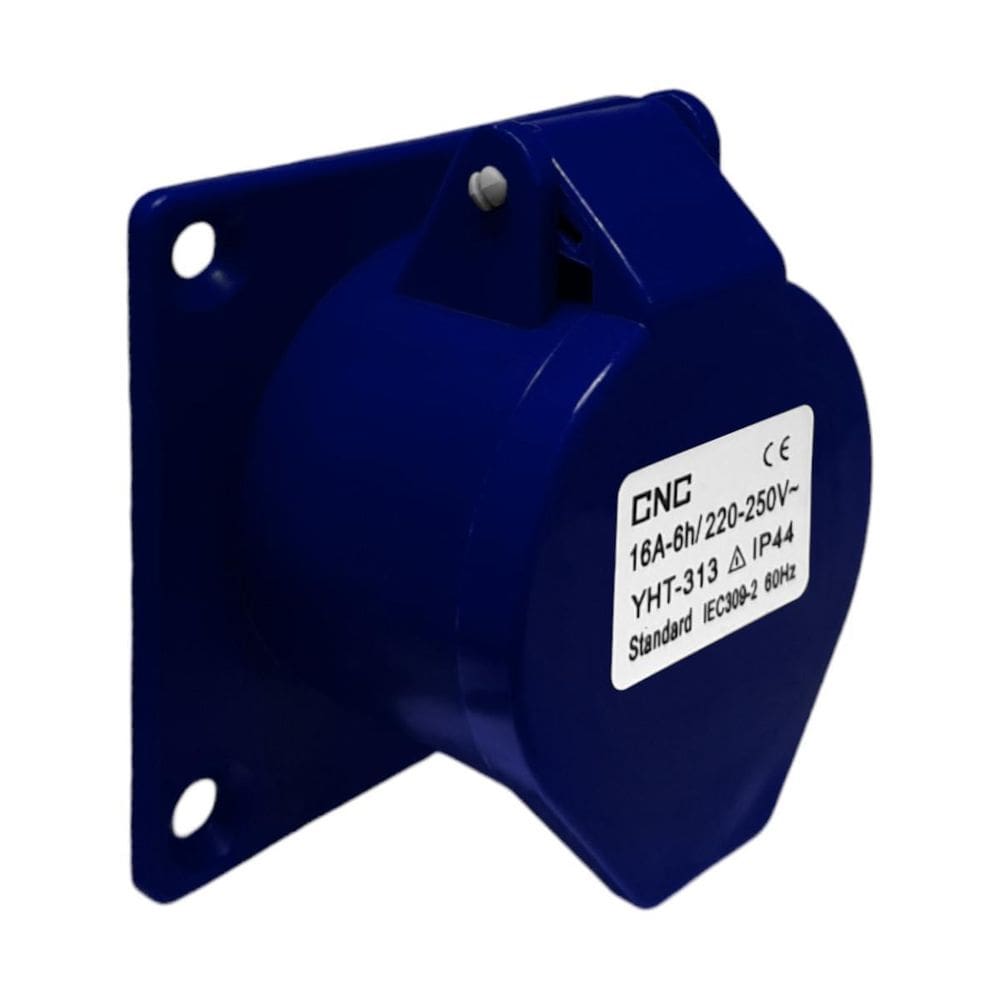 Tomada Industrial Sobrepor Femea Modelo Yht-313 220-240V 16A