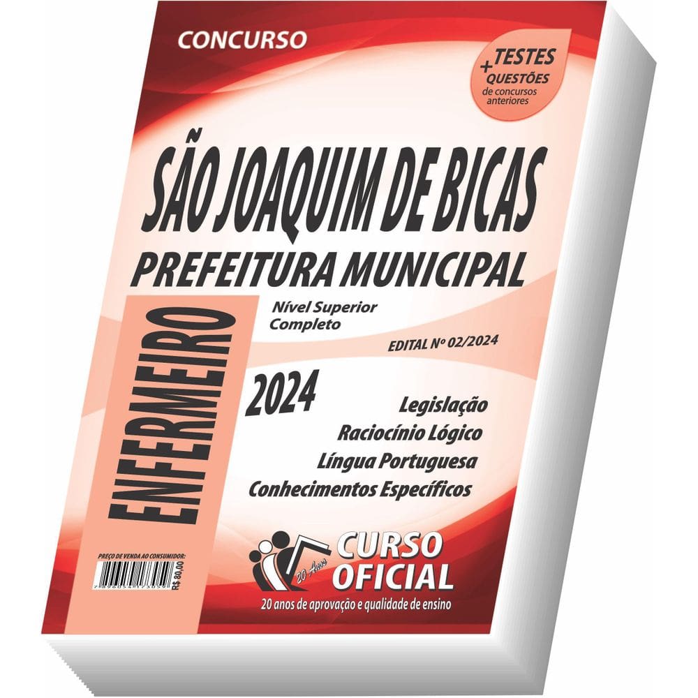 Apostila Prefeitura De São Joaquim De Bicas Mg - Enfermeiro