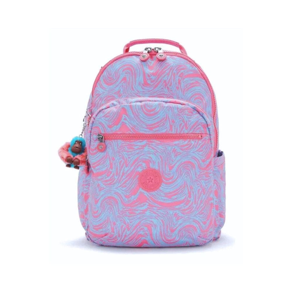 Mochila Kipling Seoul Waves Com Compartimento Para Laptop